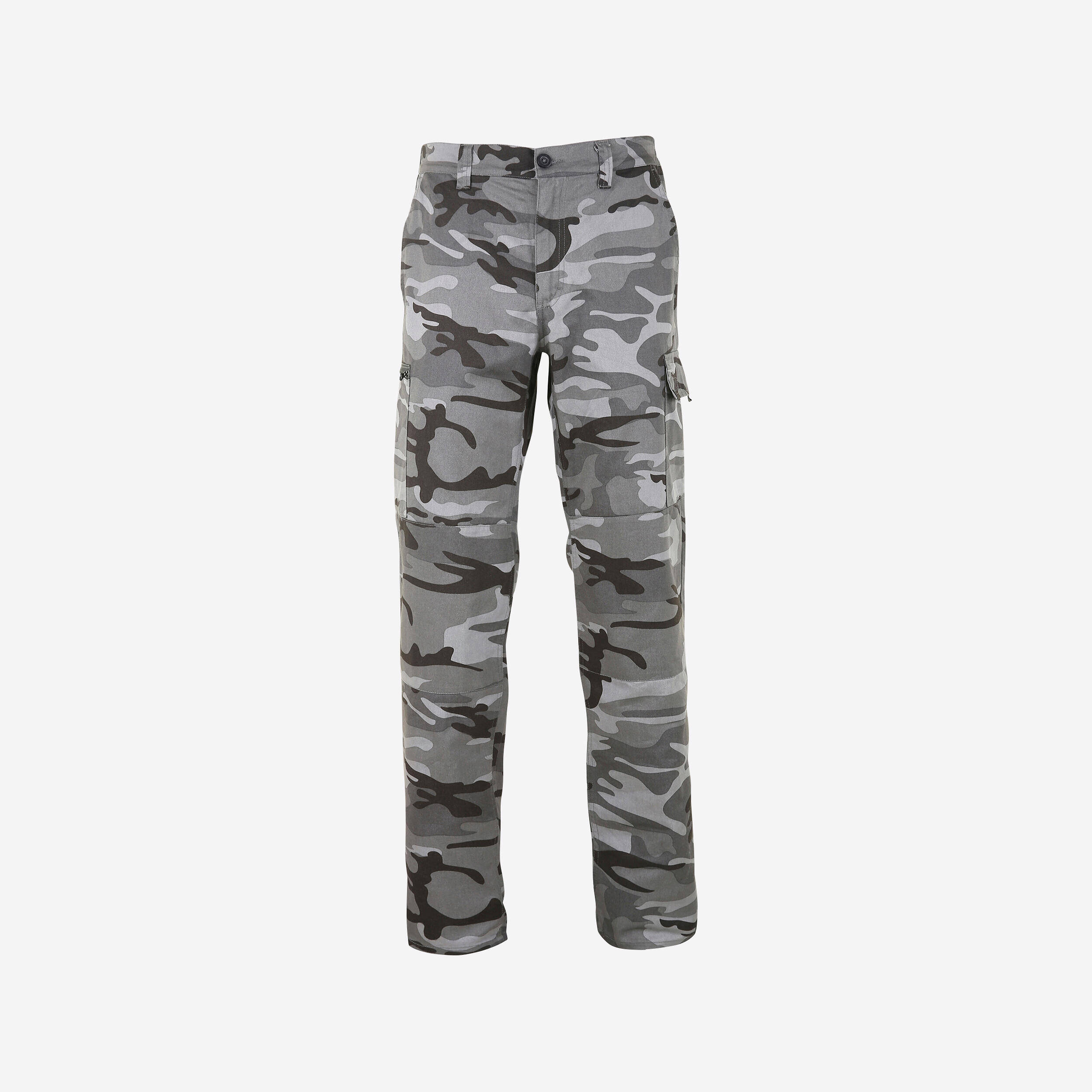 Men Cargo Trousers Pants Army Military Camo Print SG-300 - Woodland Black -  1