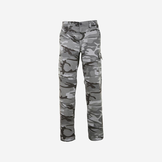 Pantaloni STEPPE 300 WOODLAND cargo resistenti neri