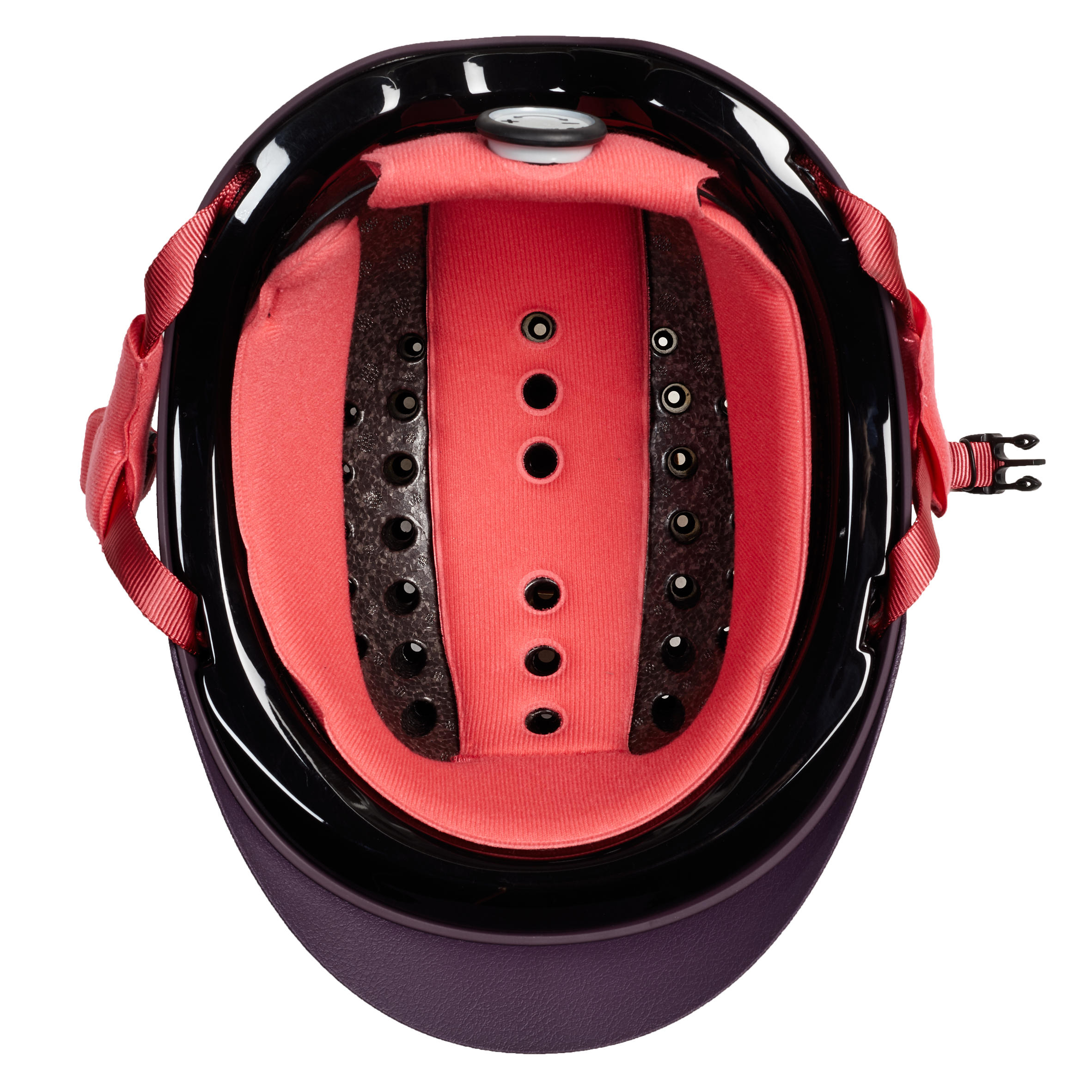 120 Horse Riding Helmet - Purple/Pink 8/9
