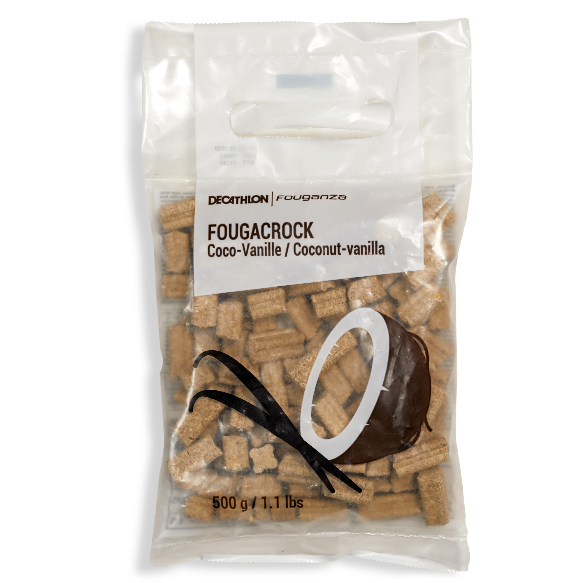 Golosinas equitación fouganza FOUGACROCK caballo y poni vainilla/coco - 500g 1/3
