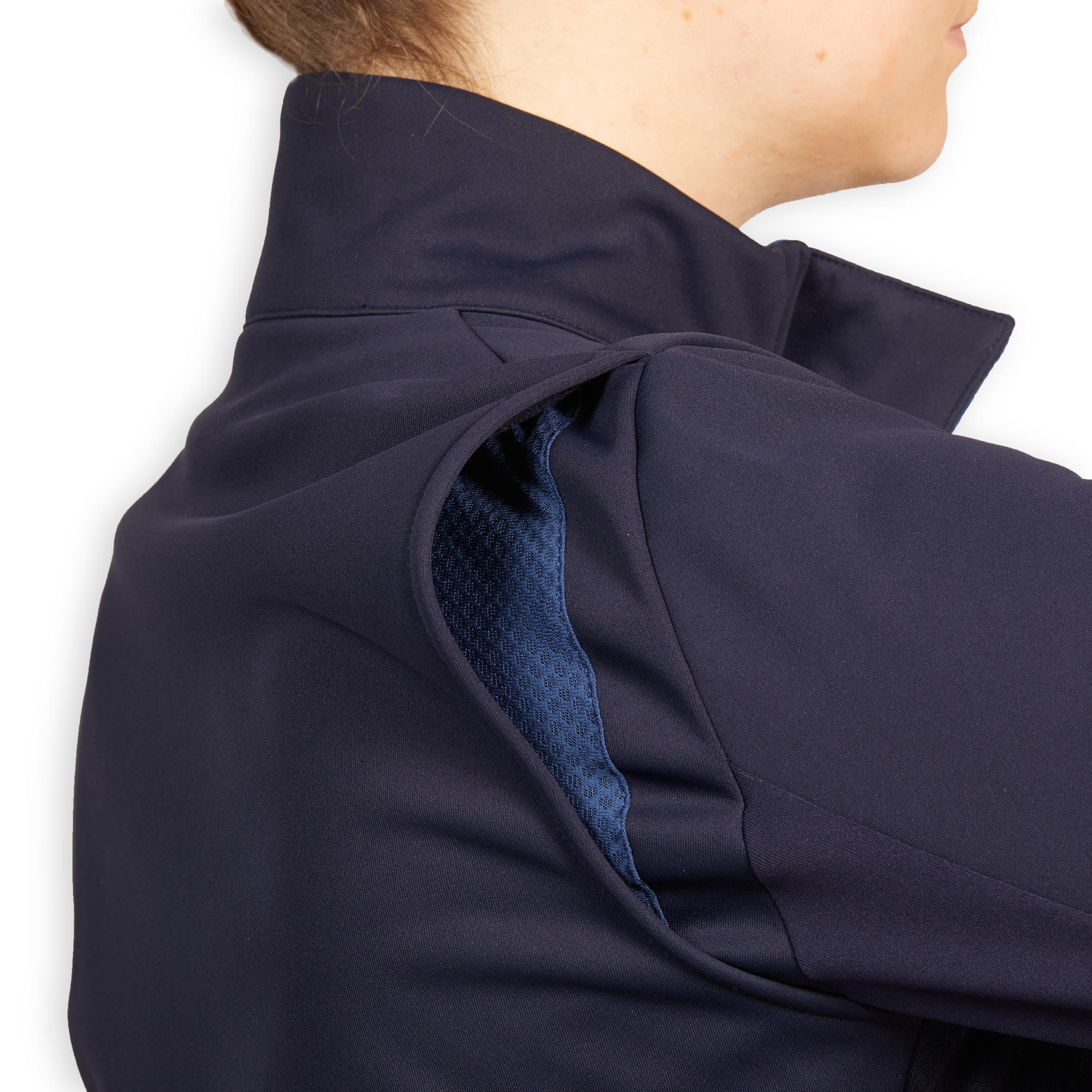 500 Women's Horse Riding Softshell Jacket - Navy 8/14