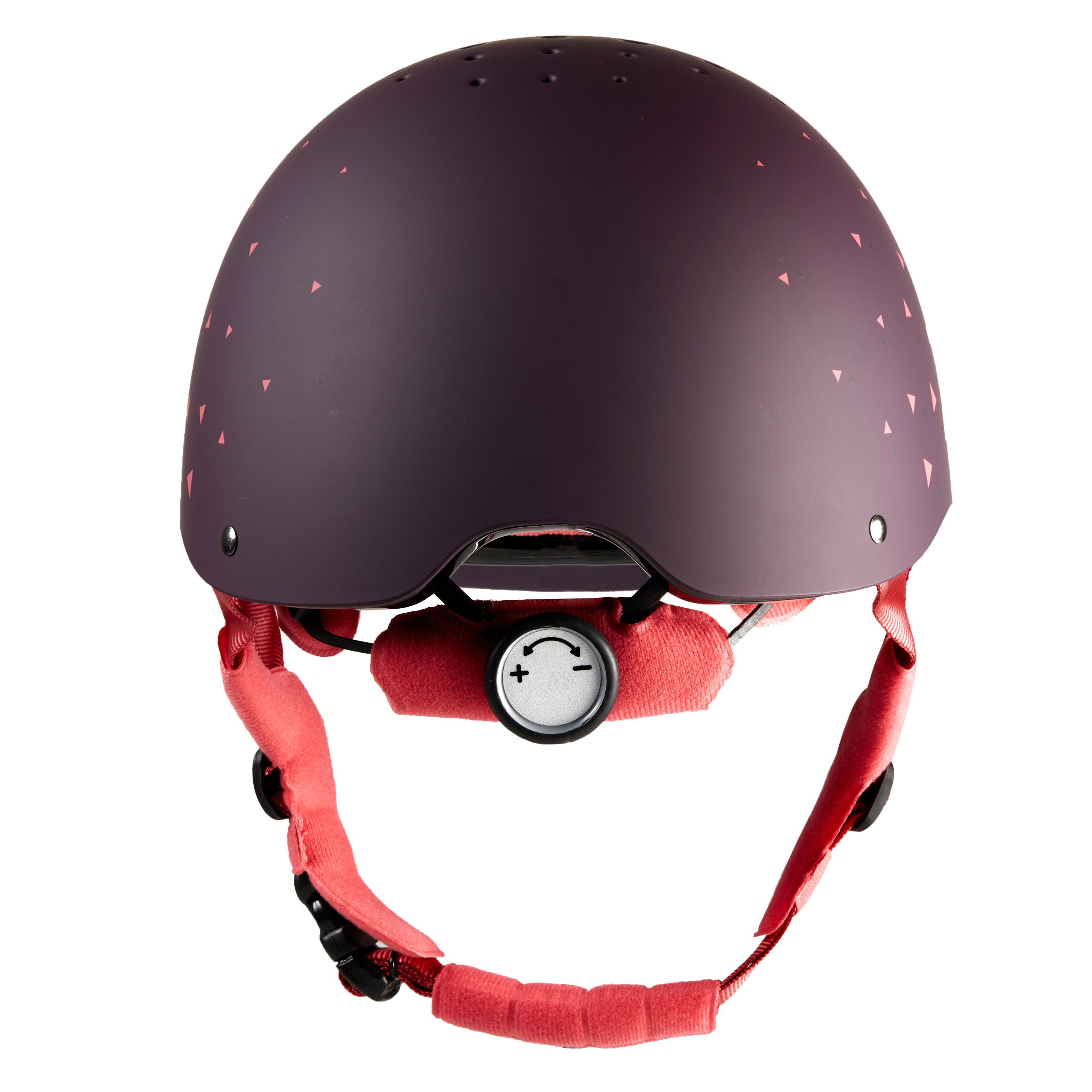 120 Horse Riding Helmet - Purple/Pink 6/9
