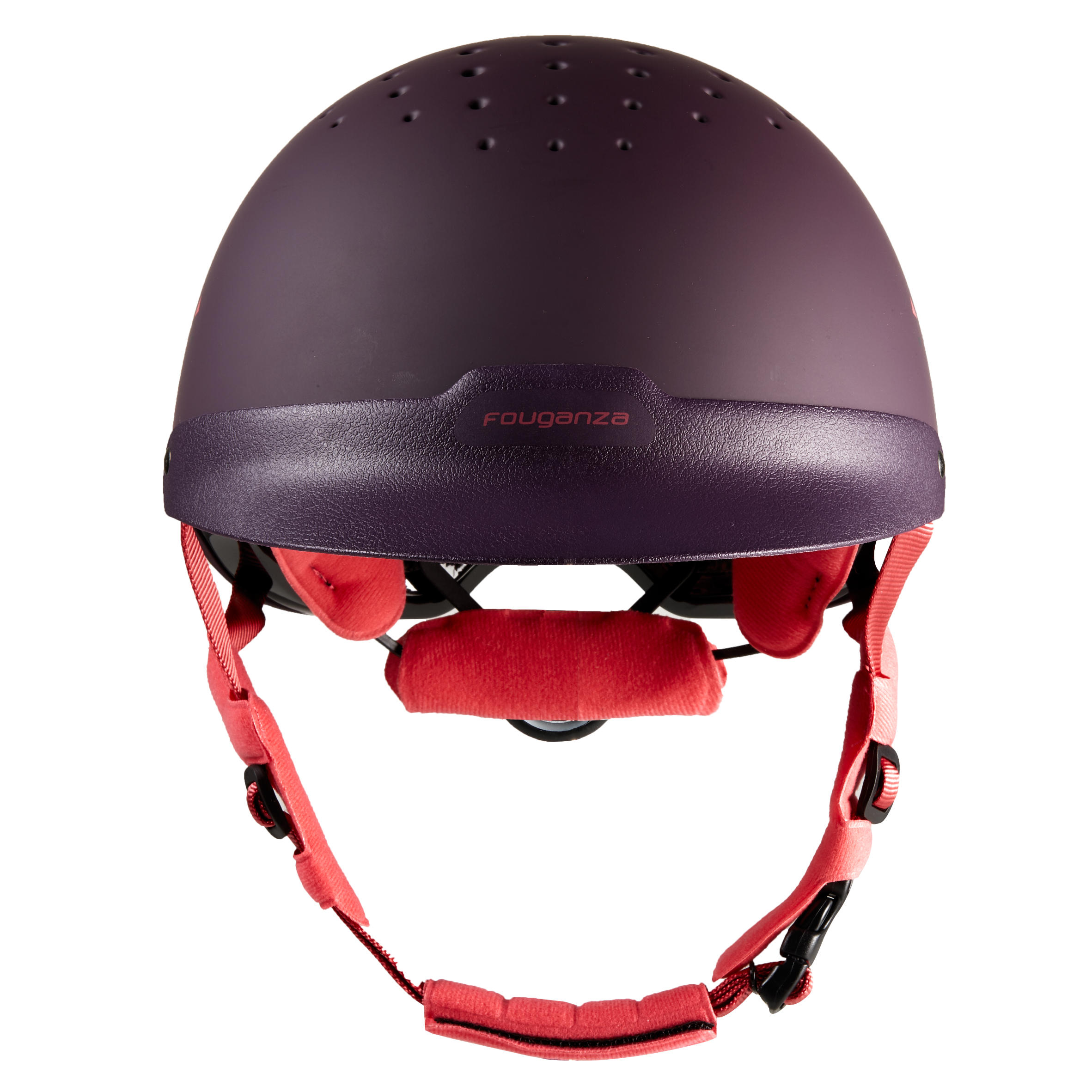 120 Horse Riding Helmet - Purple/Pink 5/9