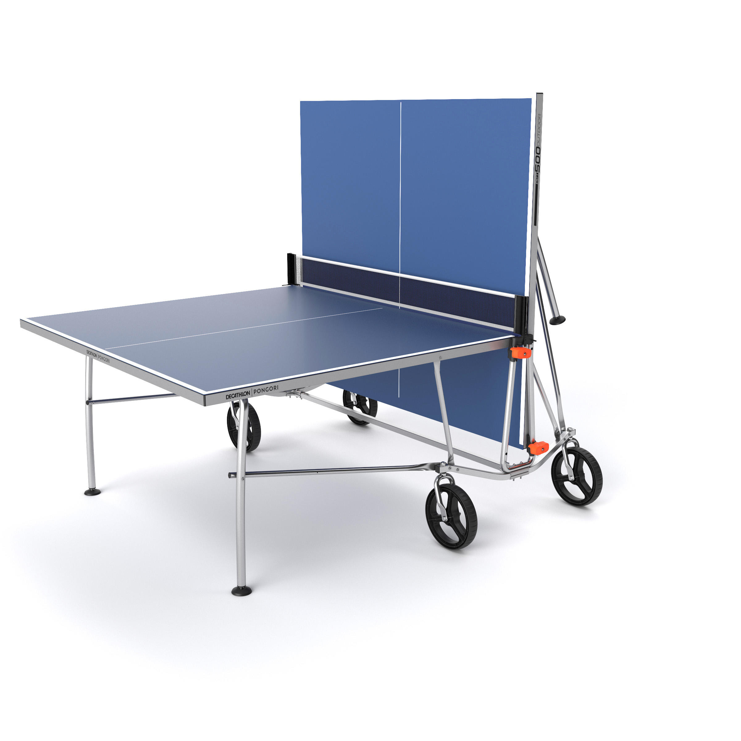Reconditioned Outdoor Table Tennis Table PPT 500 - Blue 4/14