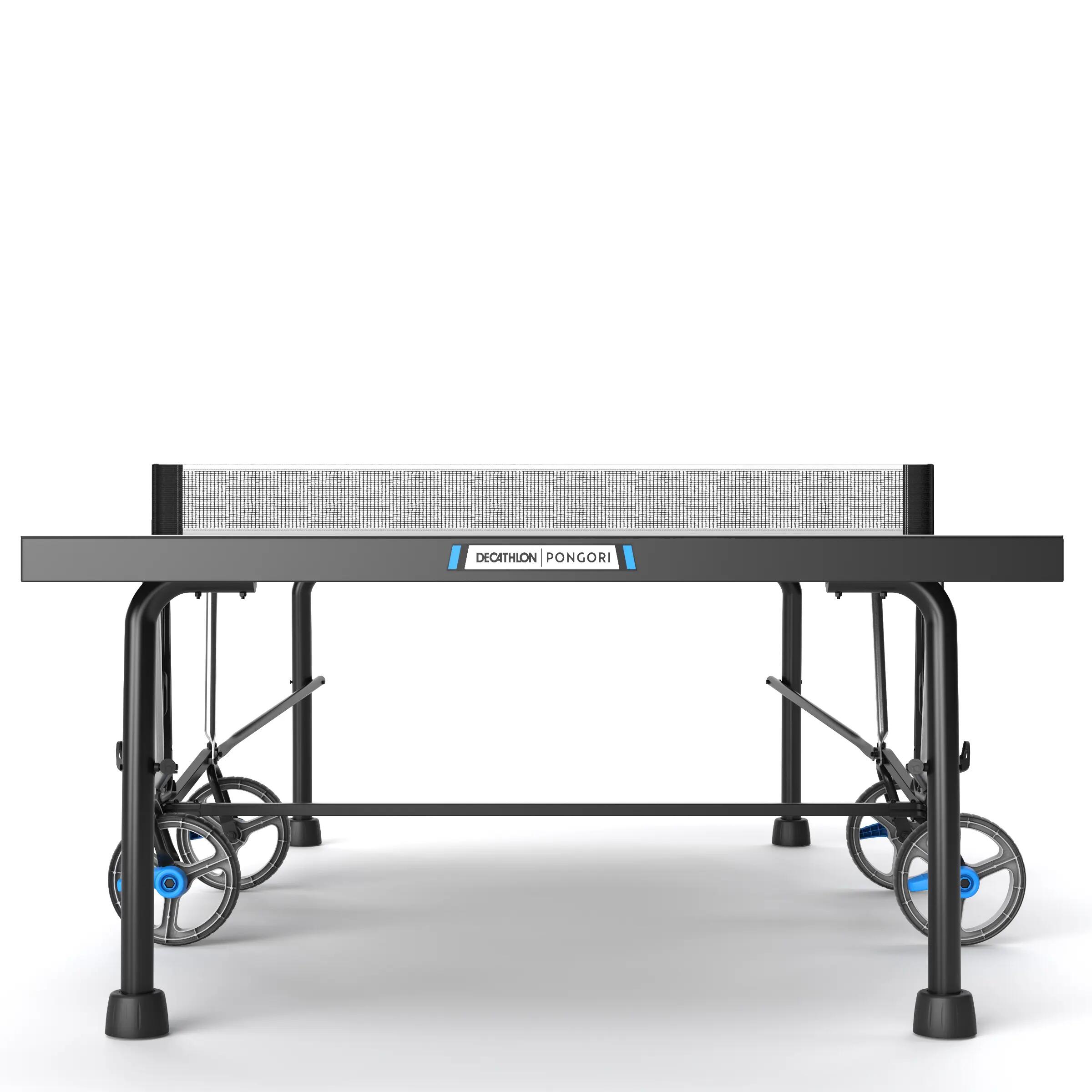 Reconditioned Outdoor Table Tennis Table PPT 930 - Black with Cover 9/26