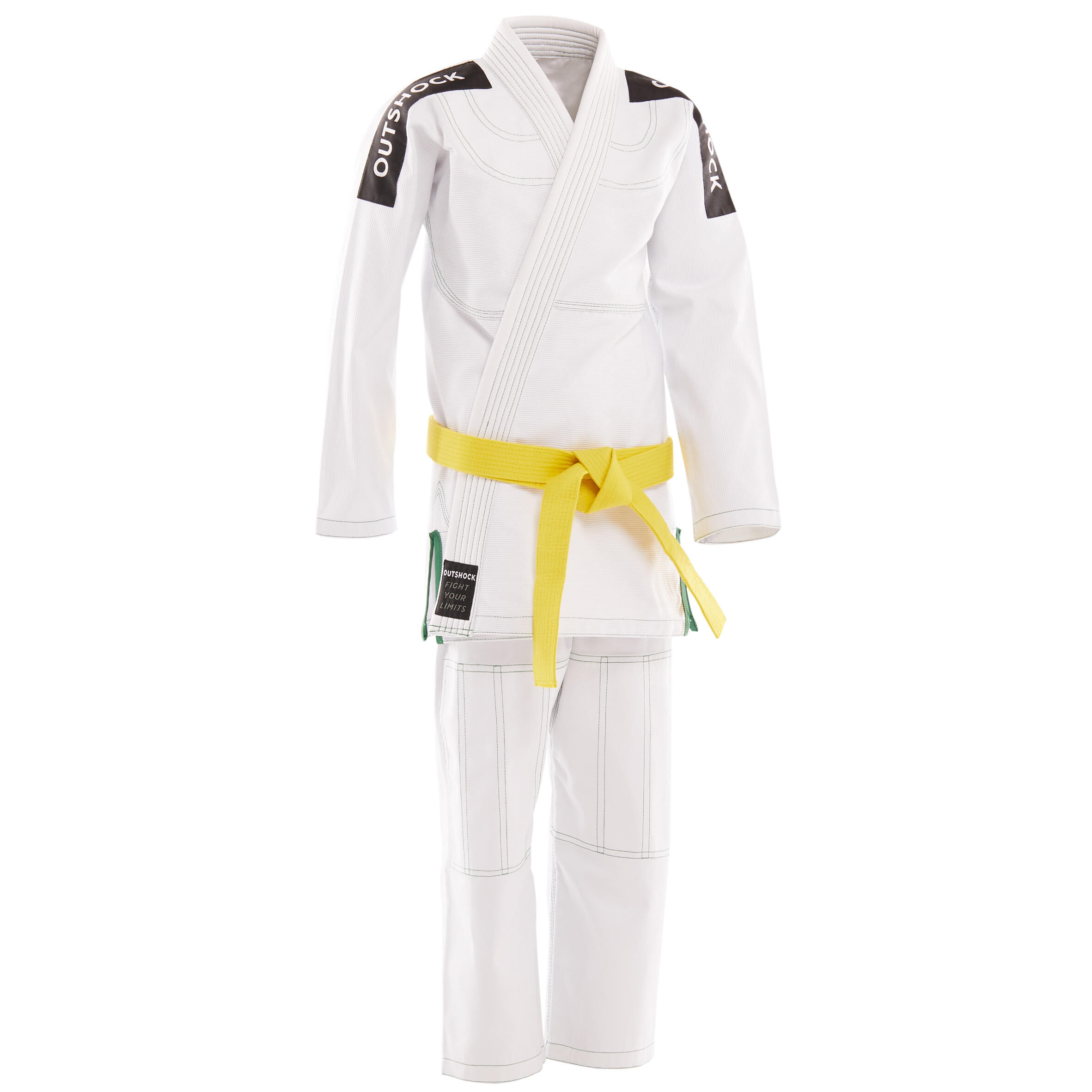 OUTSHOCK 500 Brazilian Jiu-Jitsu Kids' Uniform - White