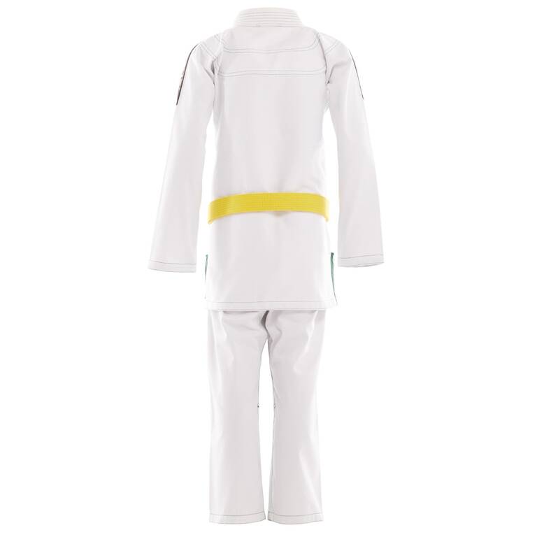 500 Brazilian Jiu-Jitsu Kids' Uniform - White