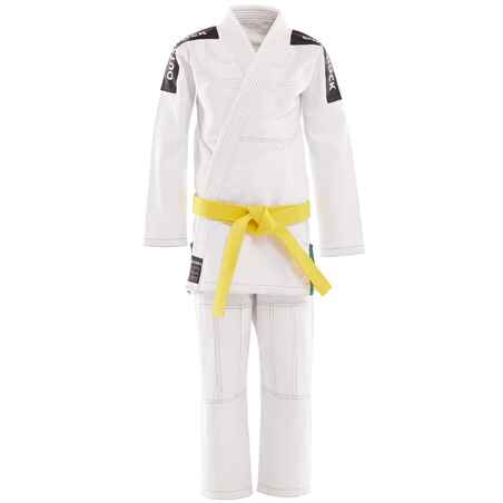 500 Brazilian Jiu-Jitsu Kids' Uniform - White