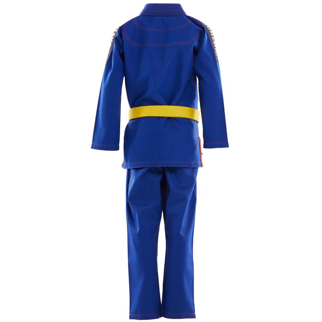 Bērnu Brazīlijas džiudžitsu uniforma “500”, zila
