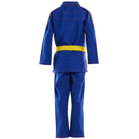 Seragam Anak Brazilian Jiu-Jitsu 500 - Biru