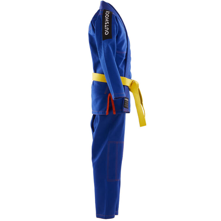 Seragam Anak Brazilian Jiu-Jitsu 500 - Biru