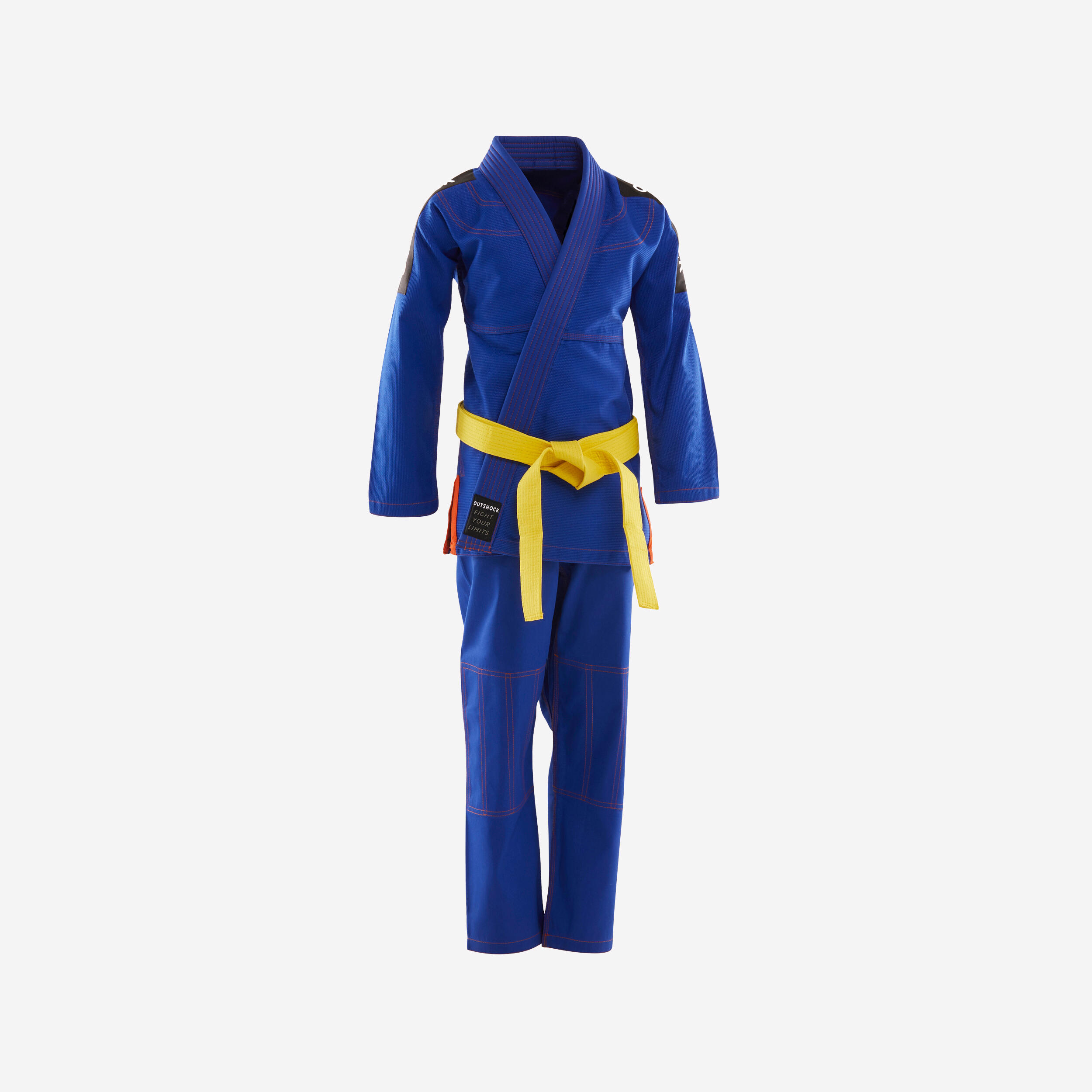 Kimonodräkt För Brasiliansk Jiu-jitsu 500 Junior Blå