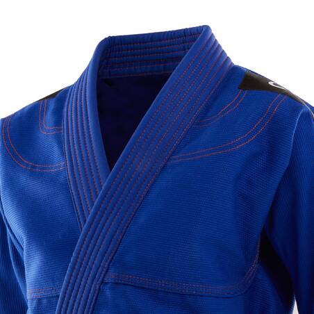 Seragam Anak Brazilian Jiu-Jitsu 500 - Biru