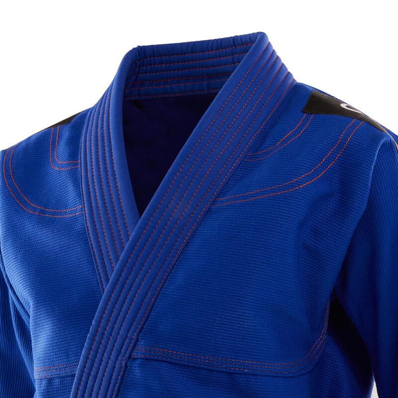 Kimono jiu-jitsu brazilian 500 Albastru Copii