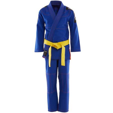 Seragam Anak Brazilian Jiu-Jitsu 500 - Biru