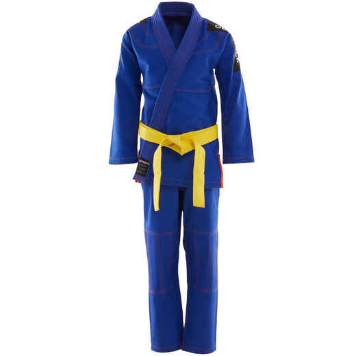 
      500 Kids' Brazilian Jiu-Jitsu Uniform - Blue
  