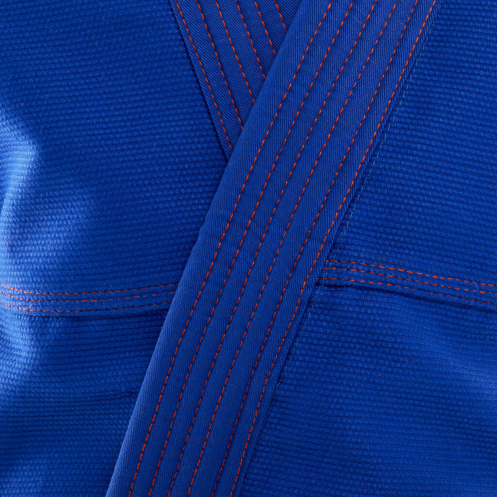 Bērnu Brazīlijas džiudžitsu uniforma “500”, zila