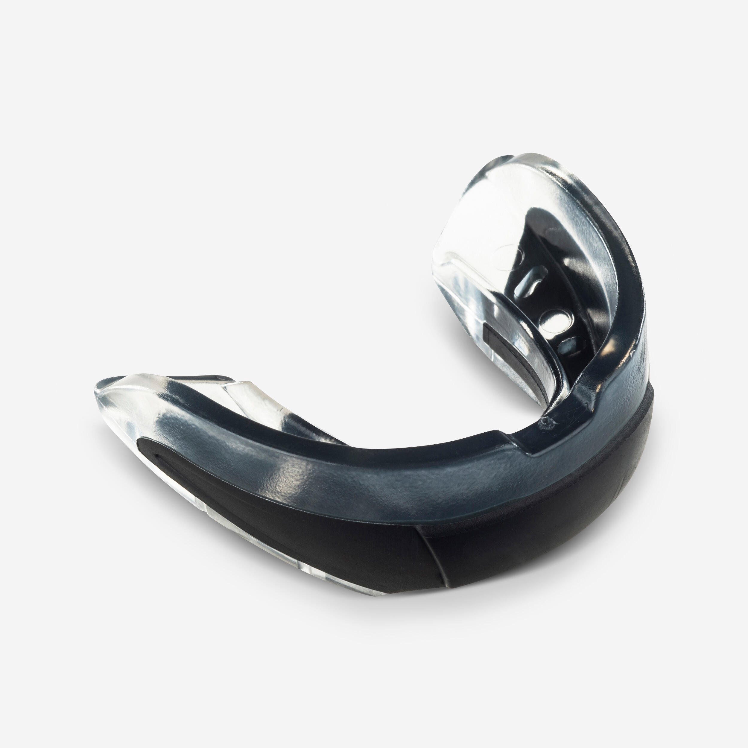 Rugby mouthguard R500 Size M black (player from 1.40M to 1.70M)