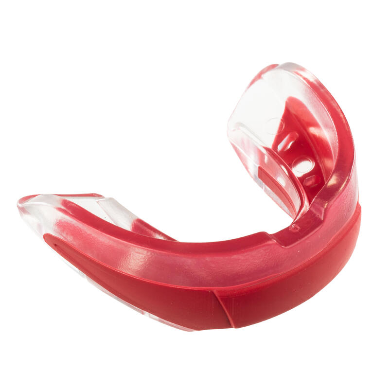 Rugby Mouthguard R500 Size L (Players Over 1.7 m) - Red