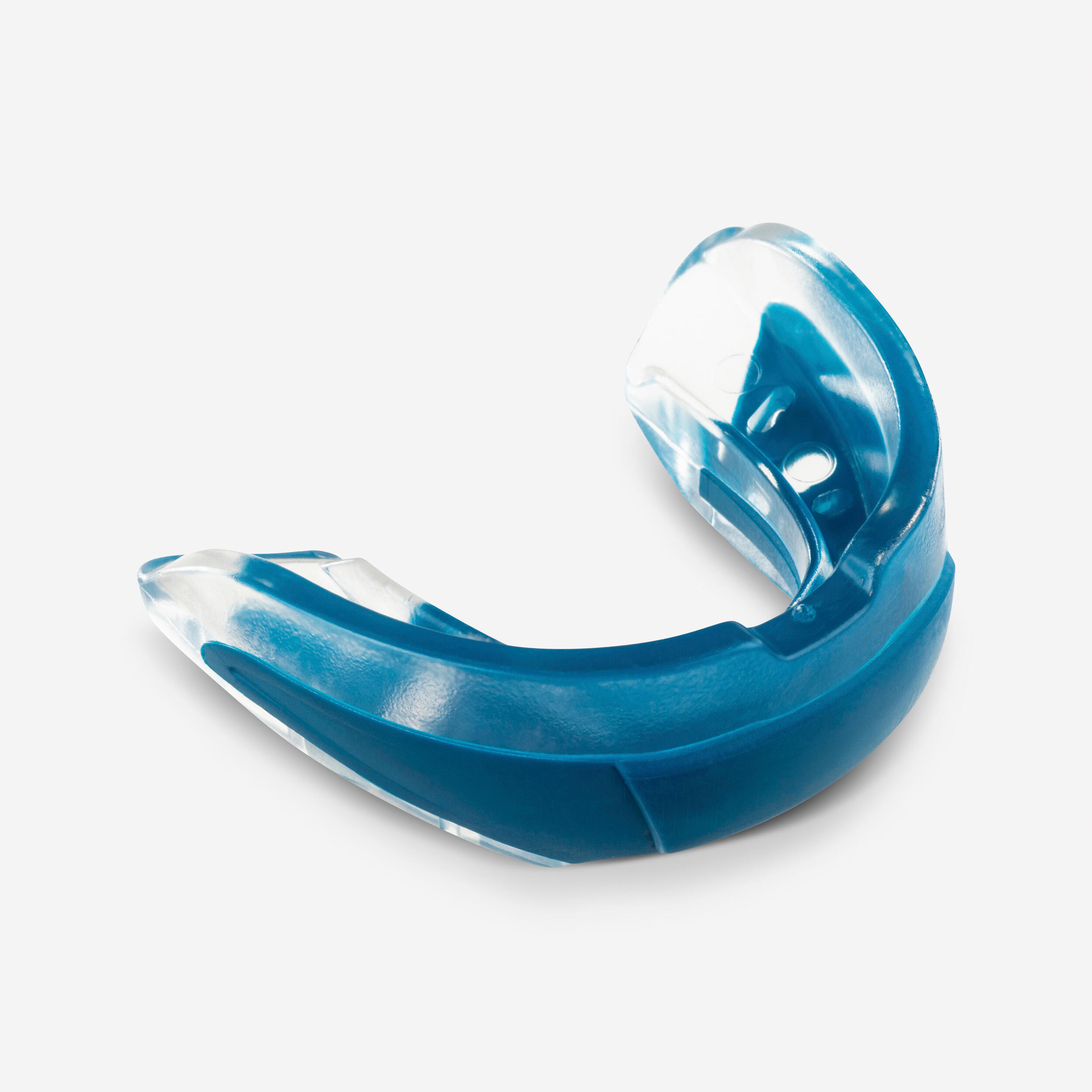 Rugby Mouthguard R500 Size L (Players Over 1.70 m) - Blue 1/8