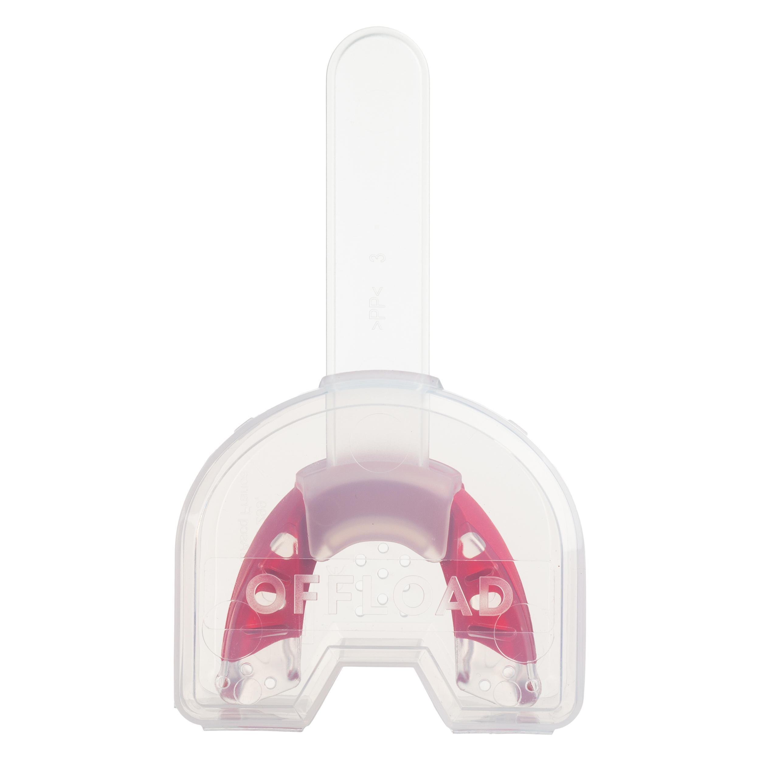 Protège-dents de rugby R500 Taille S rouge ( joueur(se) < à 1.40M ) 4/9