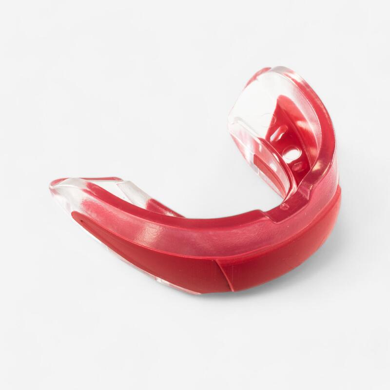 Rugby Mouthguard R500 Size S (Players Up To 1.40 m) - Red
