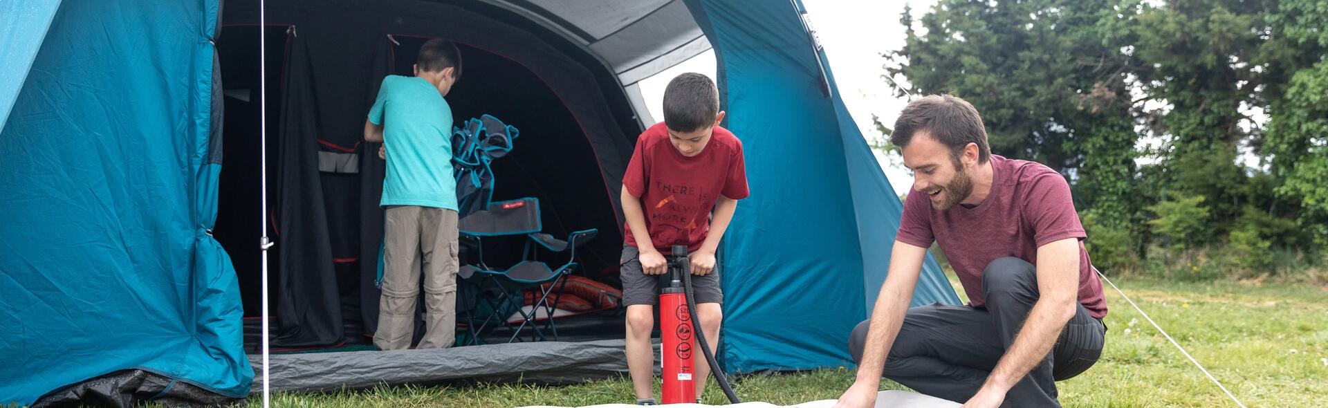 Pump tent hot sale