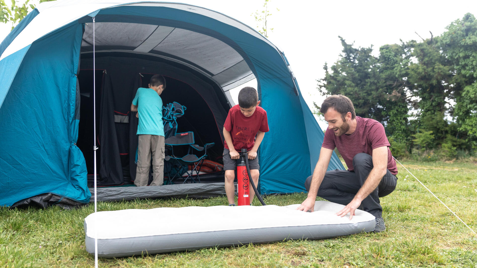 decathlon quechua camping air basic mattress