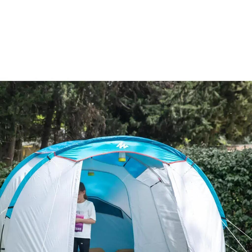 Camping tent with poles - Arpenaz 4.1 - 4 Person - 1 Bedroom