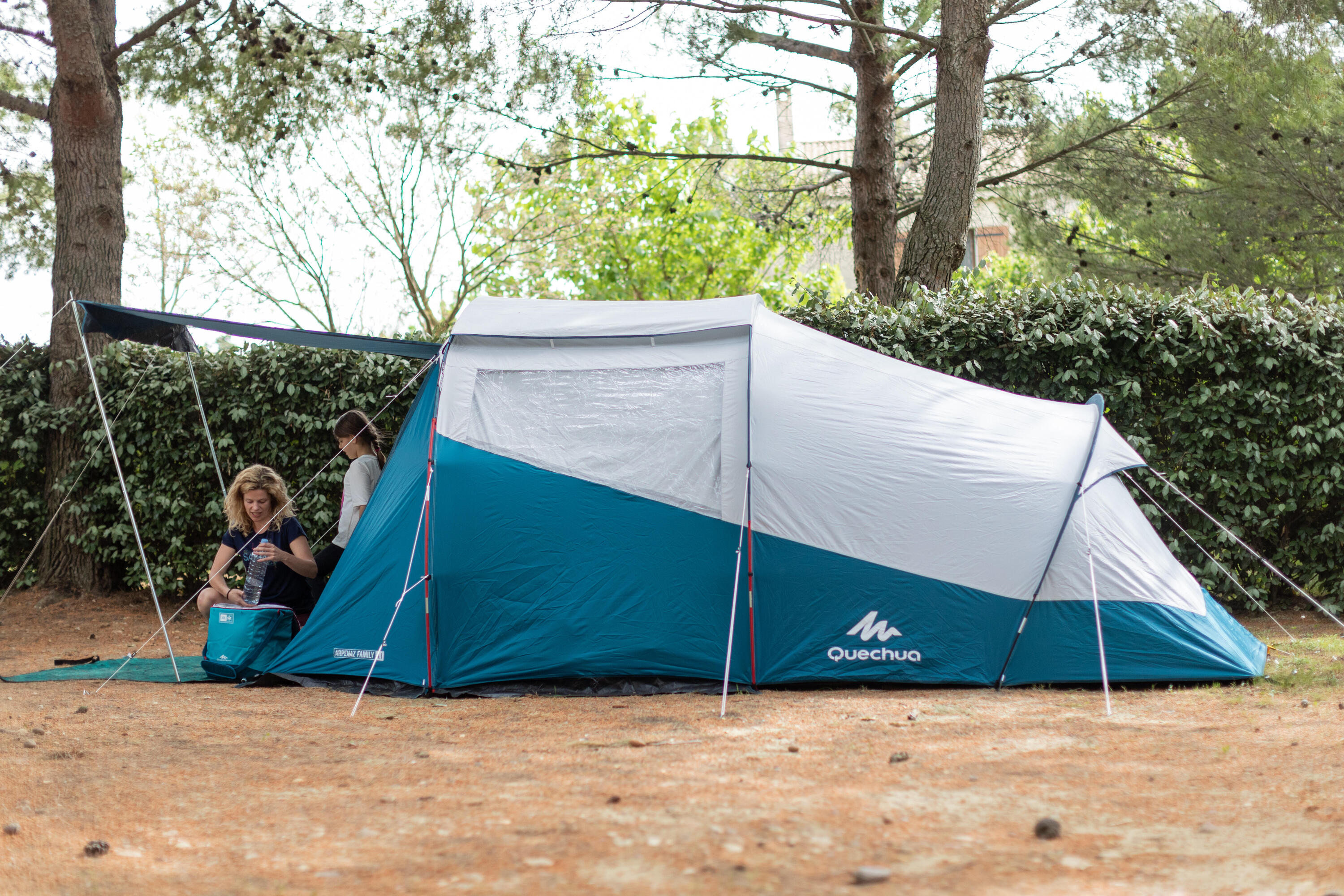 Deux mâts de camping 5/6