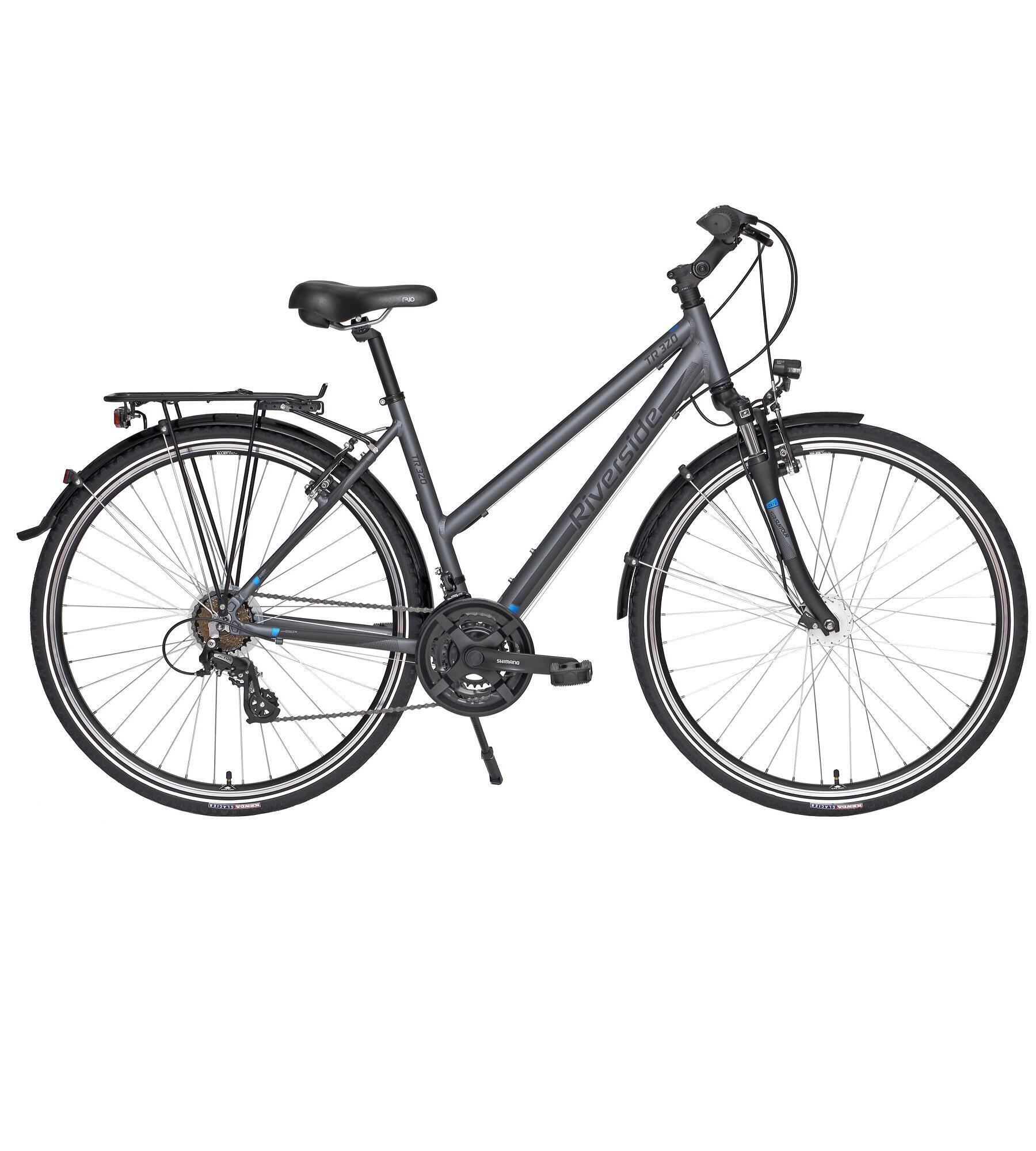 TREKKINGRAD RIVERSIDE 320 TR DAMEN ANTHRAZIT B TWIN