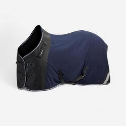 Chemise d'écurie équitation cheval et poney POLAIRE PERF marine