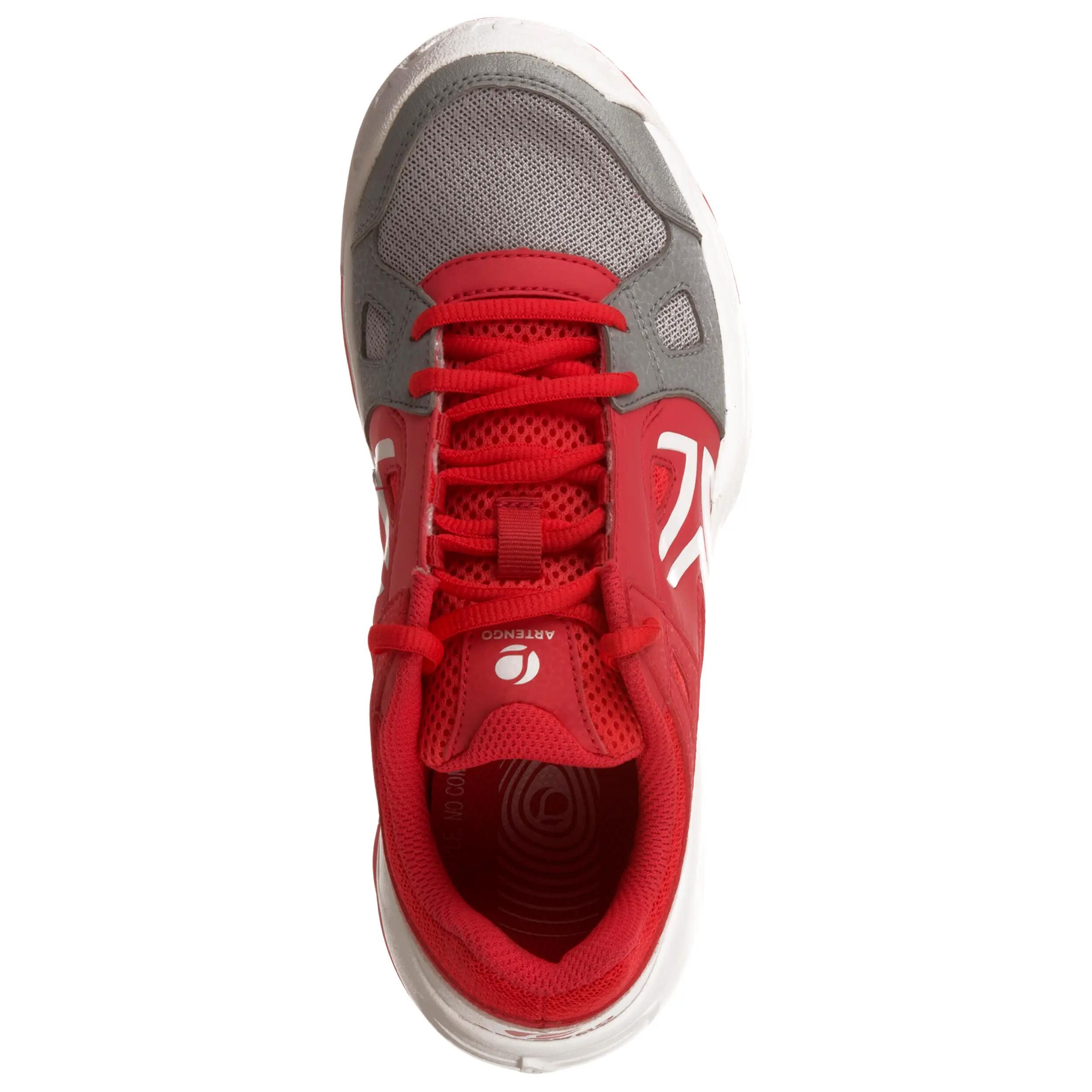 TS860 Kids' Tennis Shoes - Grey / Pink 9/12