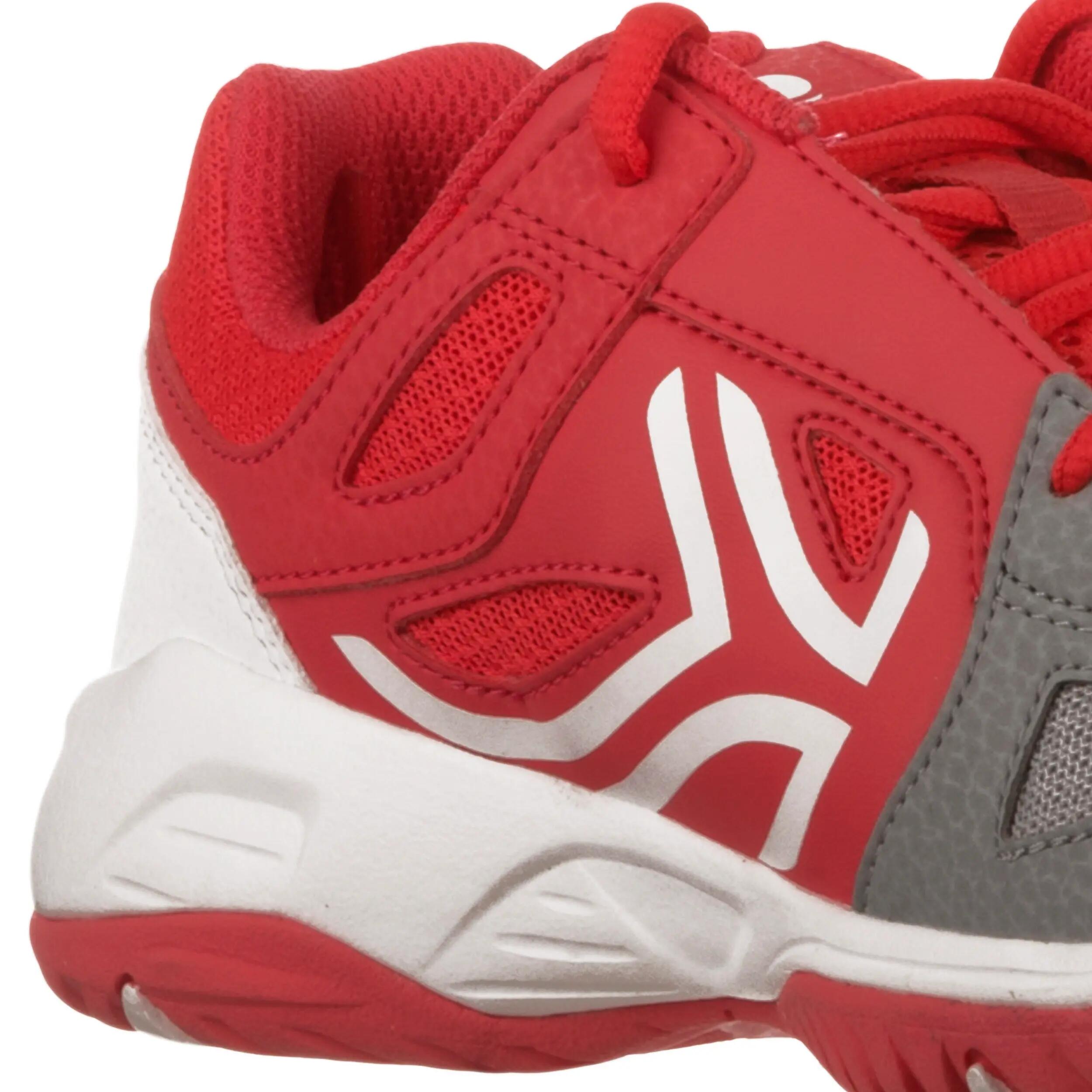 TS860 Kids' Tennis Shoes - Grey / Pink 7/12