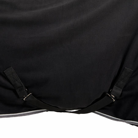 Horse Riding Stable Rug for Horse and Pony Polar Perf - Black
