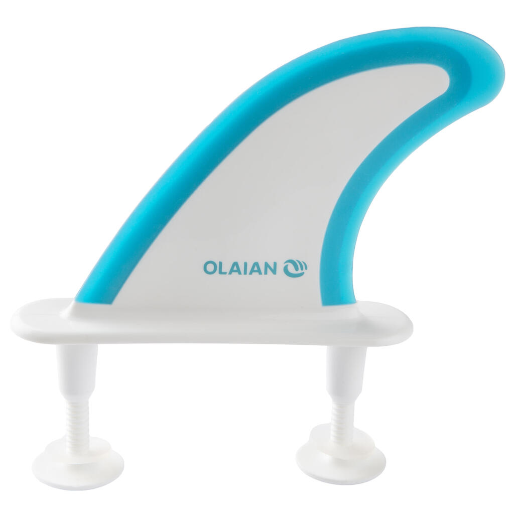 Quilla para tabla de surf Olaian 100 blanco/azul