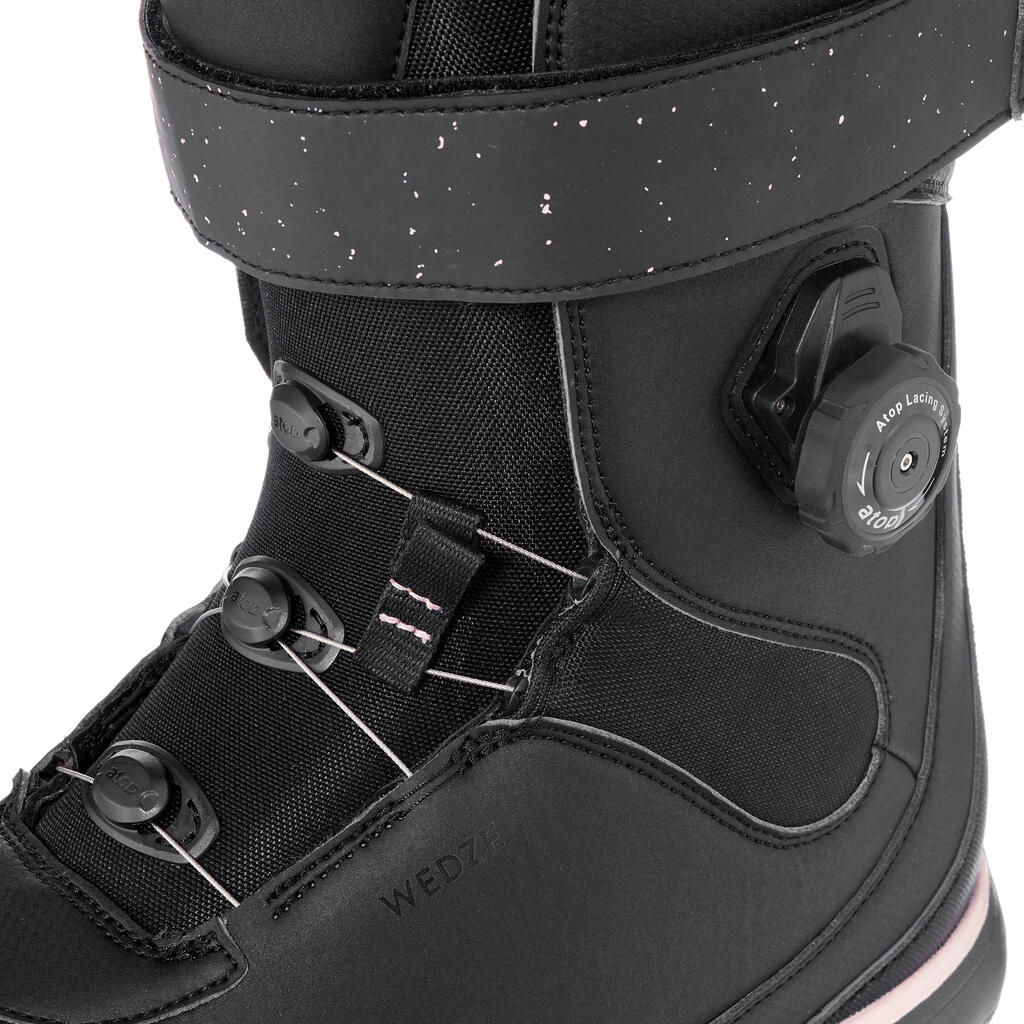 Snowboard Boots Piste/Off-Piste Serenity 500 Cable Lock Damen schwarz