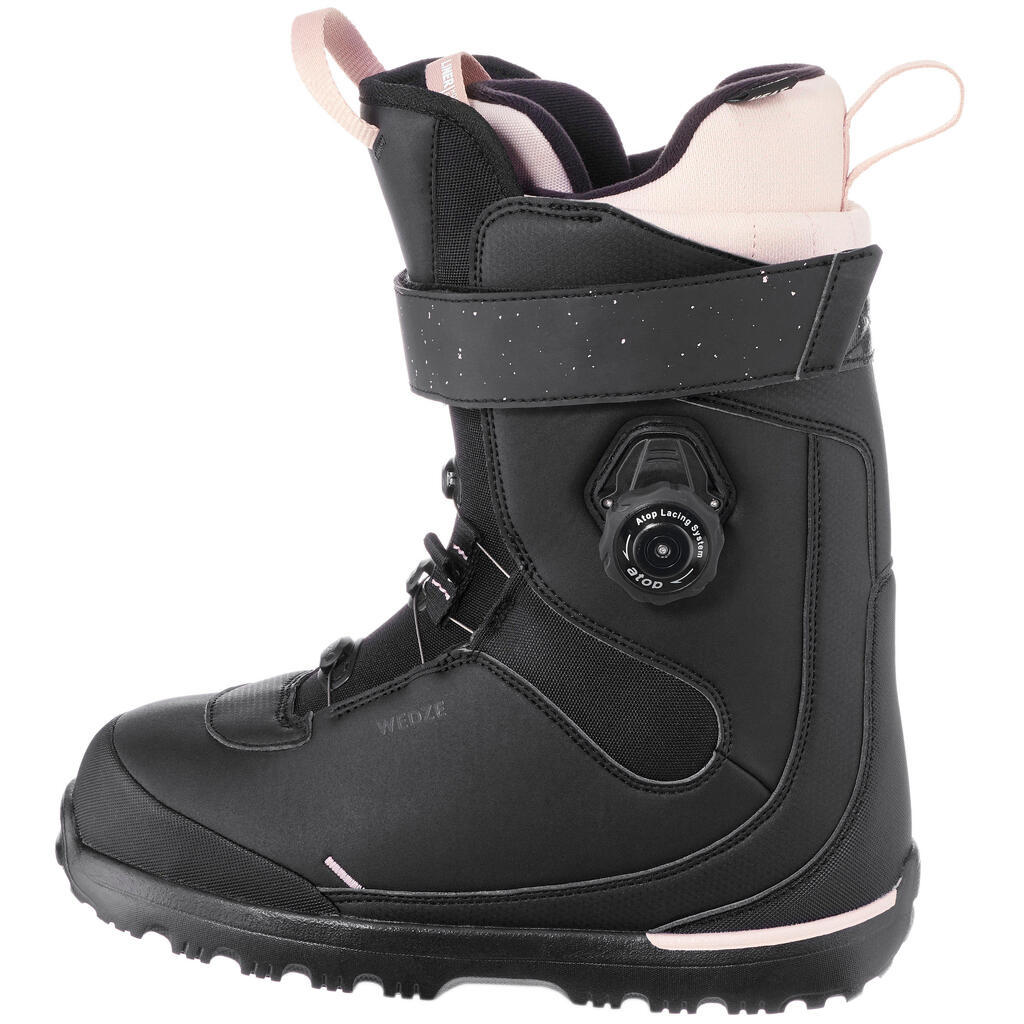 Women's On-/Off-Piste Snowboarding Boots - Black