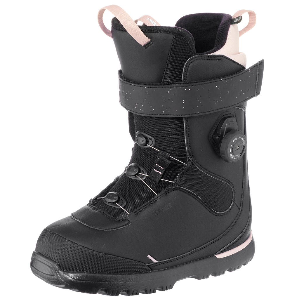 Snowboard Boots Piste/Off-Piste Serenity 500 Cable Lock Damen schwarz