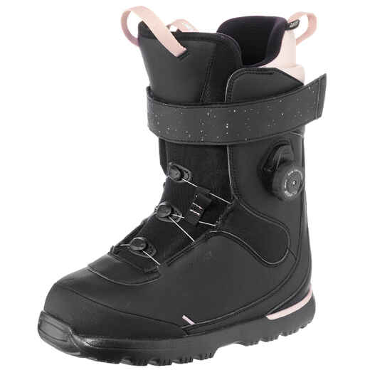 
      Women's On-/Off-Piste Snowboarding Boots - Black
  