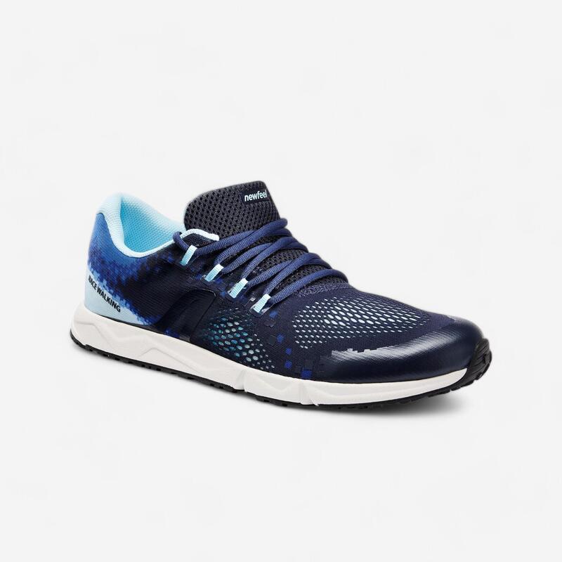 Walkingschuhe athletisches Gehen RW 500 blau