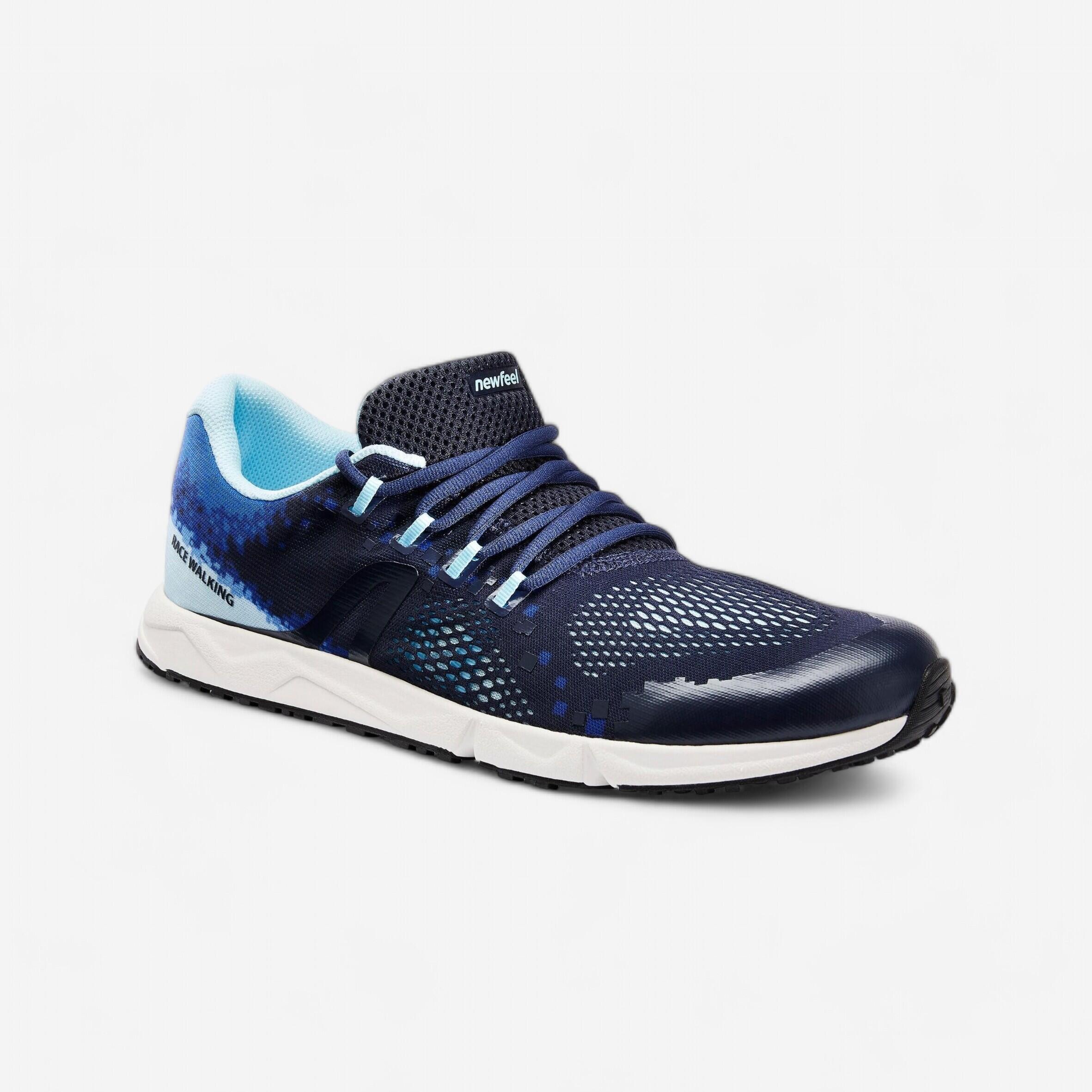 Chaussures de marche athl tique RW 500 bleues NEWFEEL Decathlon