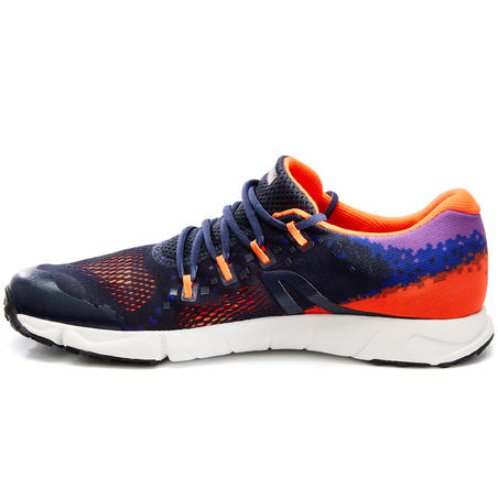 Кроссовки для спортивной ходьбы мужские RW 500 сине-оранжевые