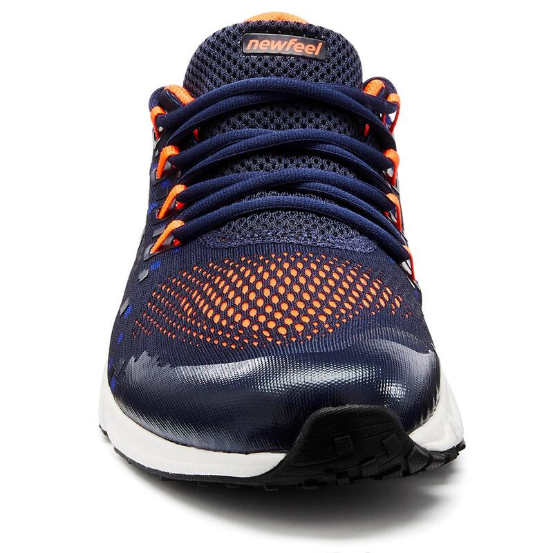 Pánské boty na sportovní chůzi RW500 modro-oranžové