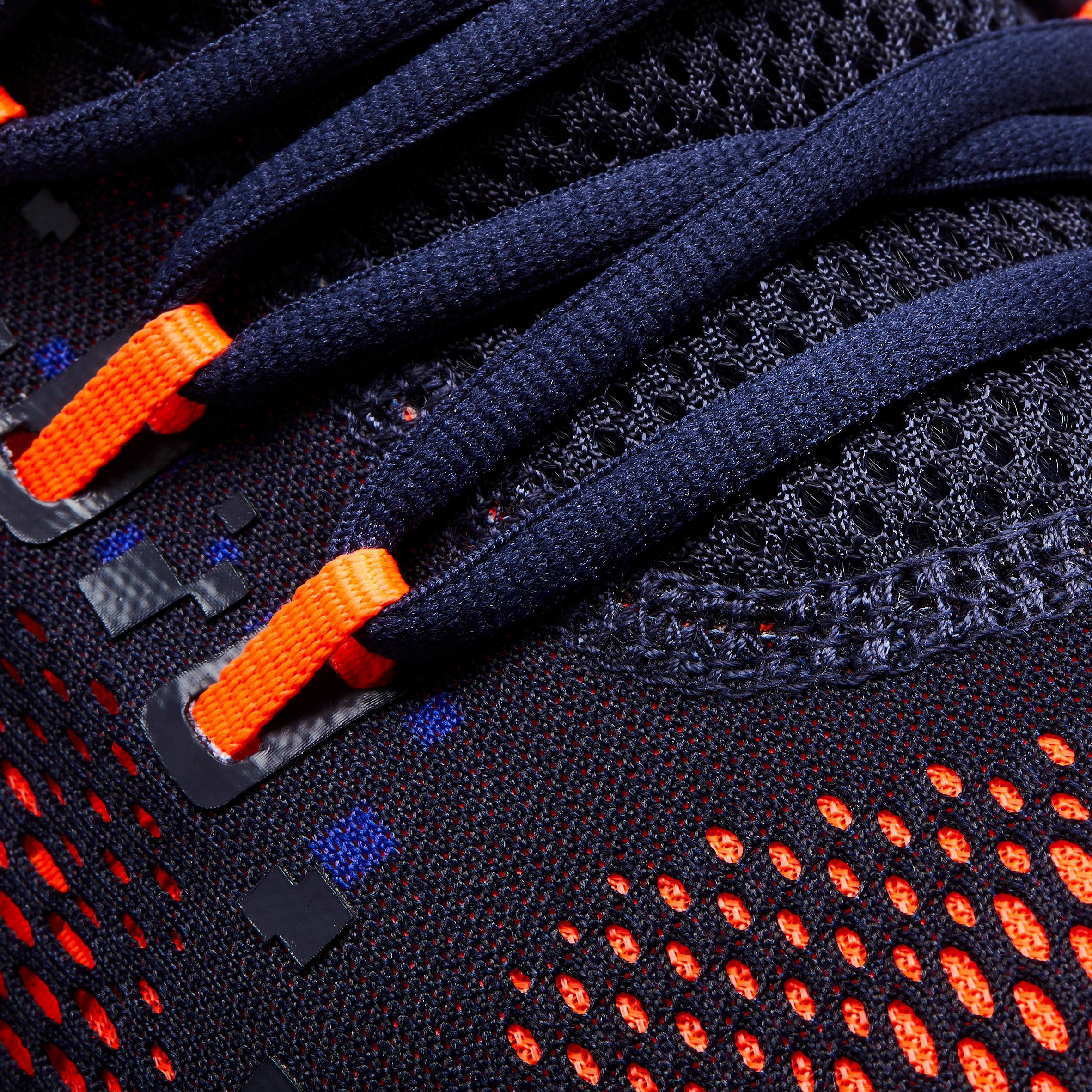 Кроссовки для спортивной ходьбы мужские RW 500 сине-оранжевые NEWFEEL