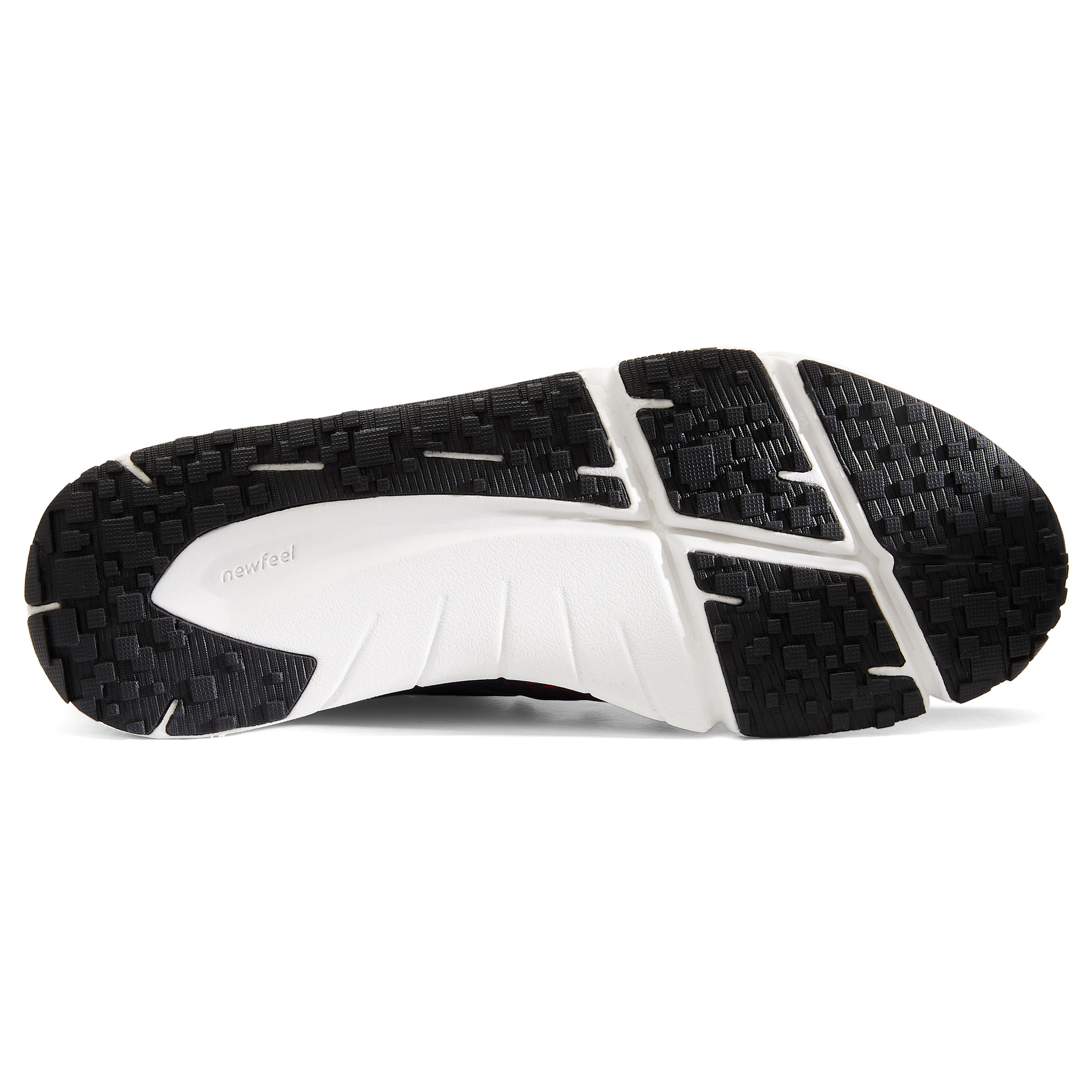 Кроссовки для спортивной ходьбы мужские RW 500 сине-оранжевые NEWFEEL