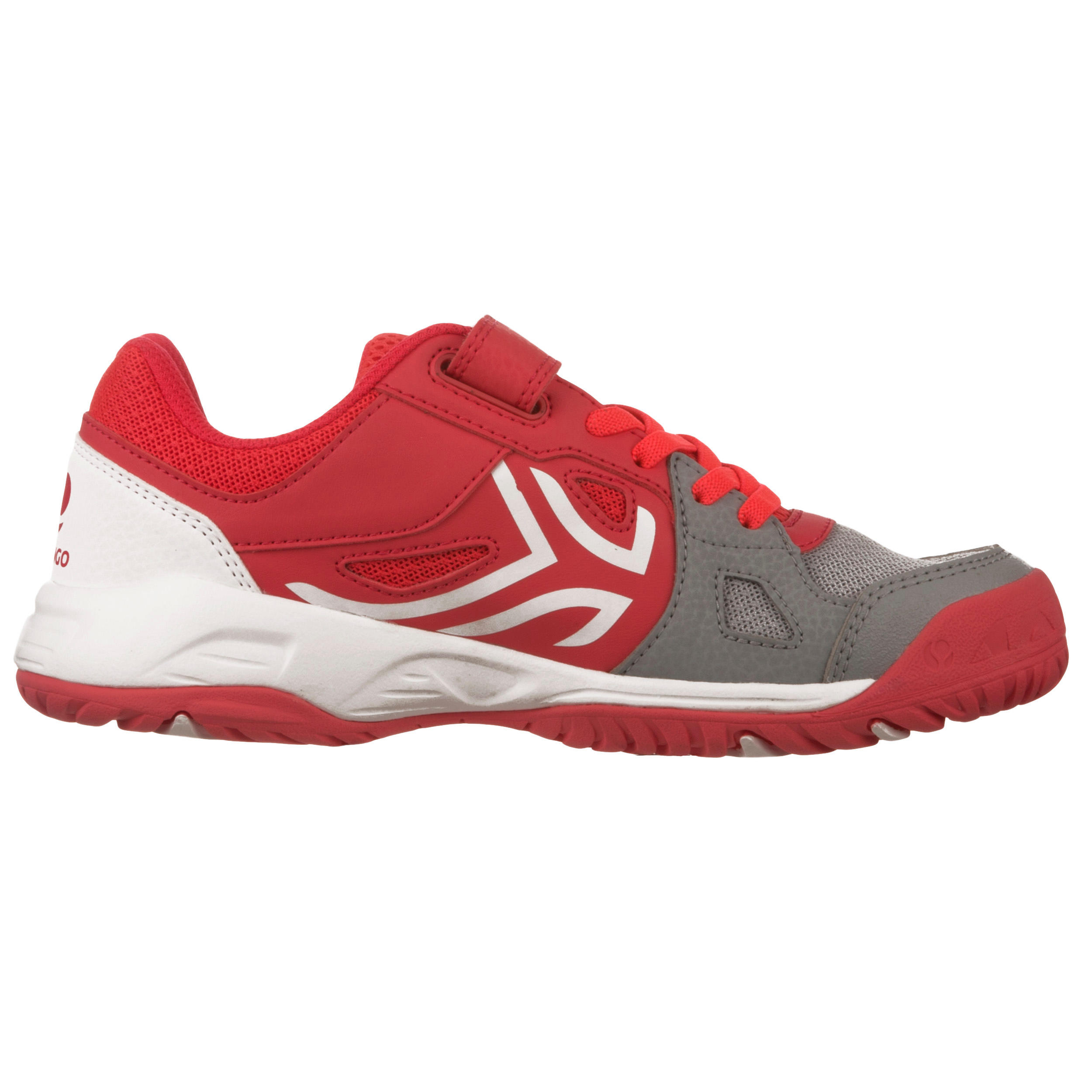 TS860 Kids' Tennis Shoes - Grey / Pink 5/12
