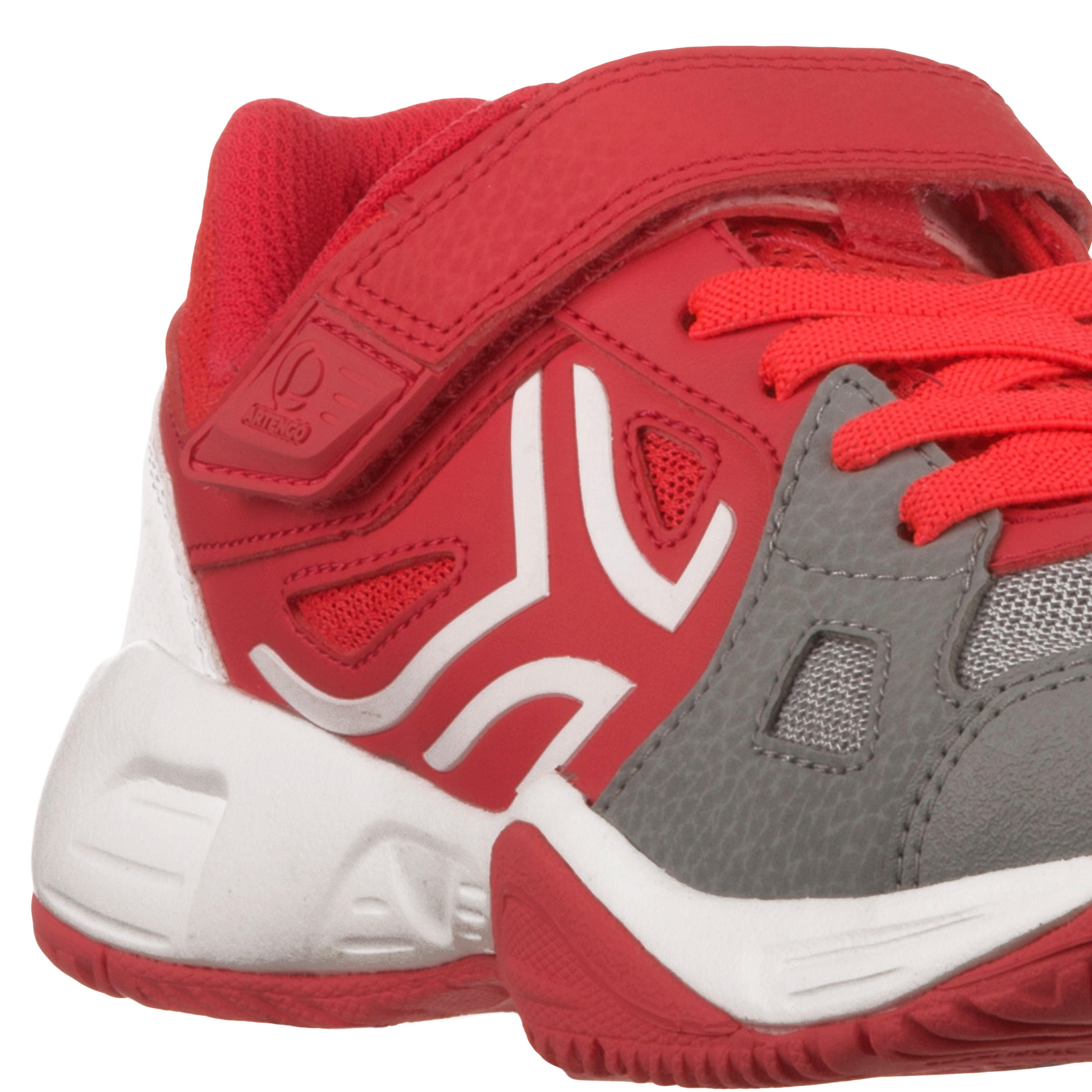 TS860 Kids' Tennis Shoes - Grey / Pink 8/12