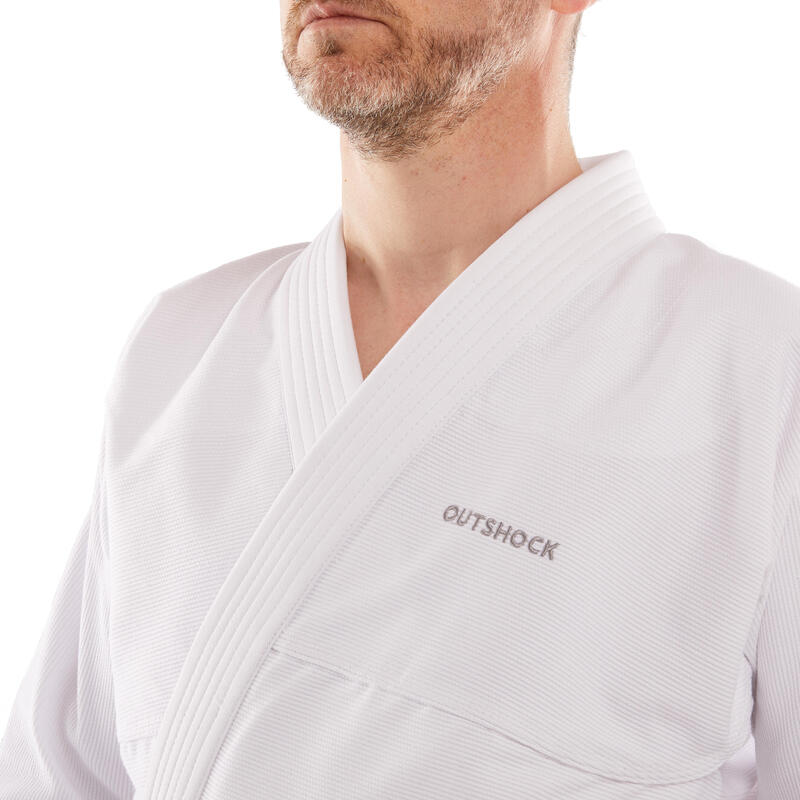 Kimono 100 na brazilské jiu-jitsu bílé