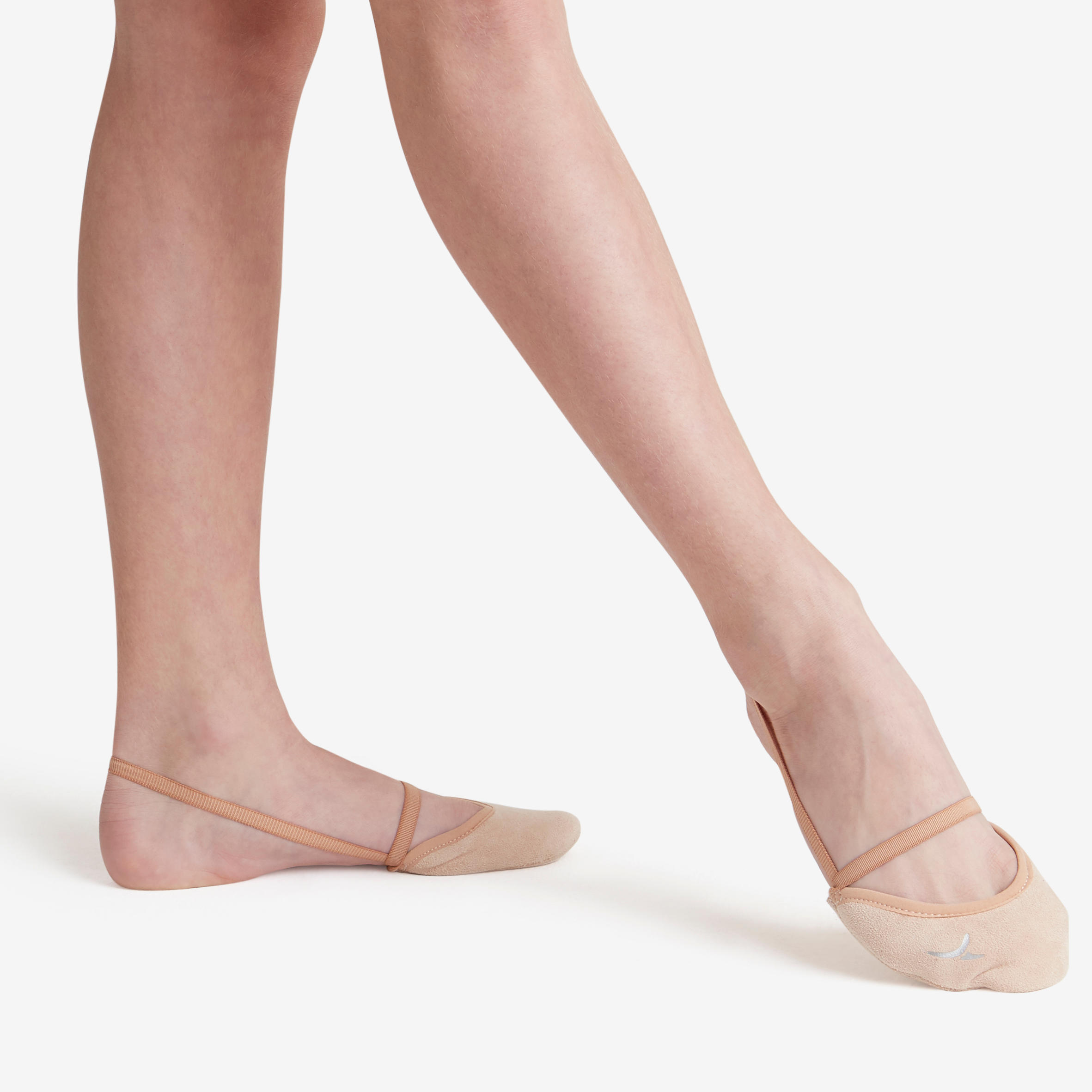 Demi-pointes de gymnastique rythmique en microfibre 4/8
